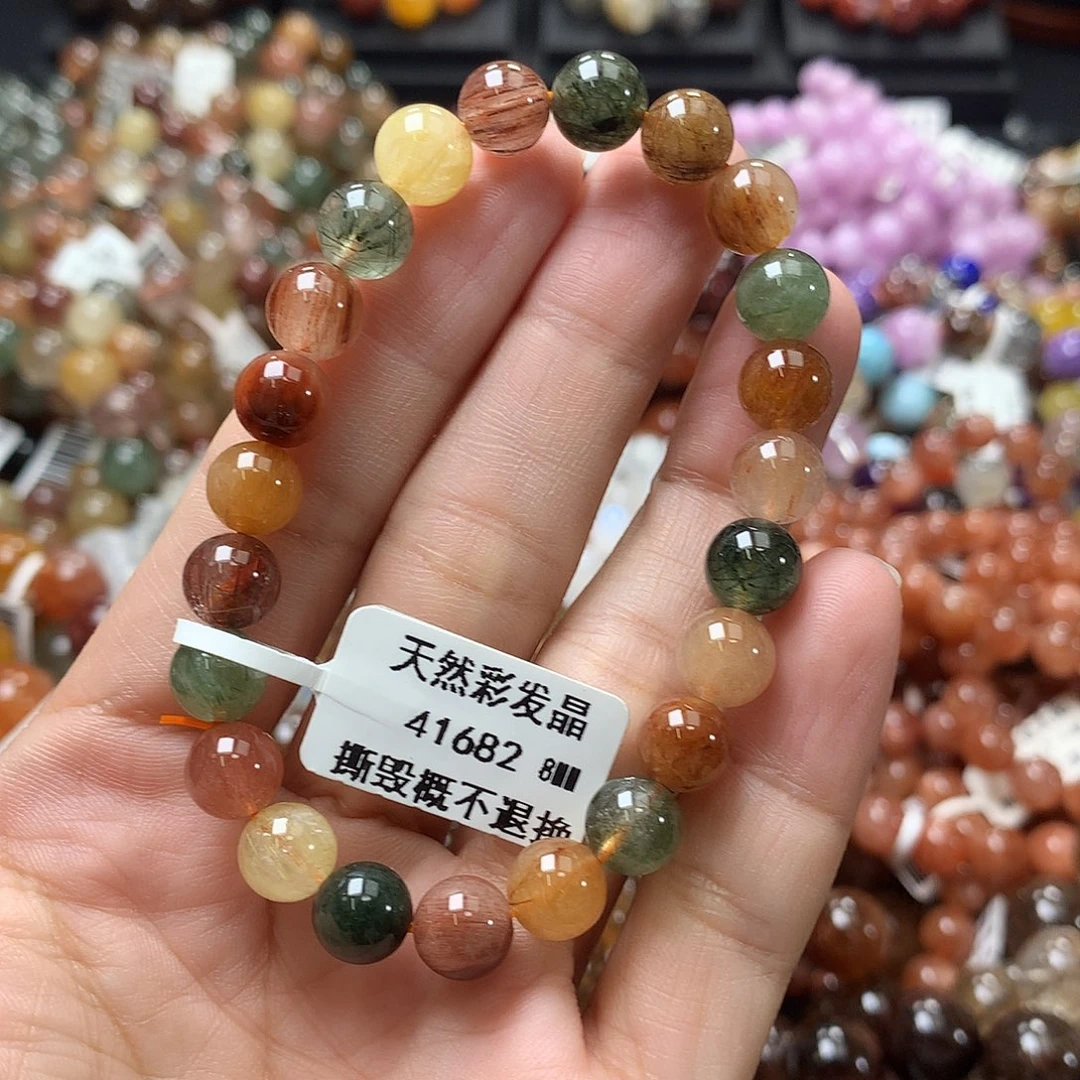 水晶手链未镶嵌，，
