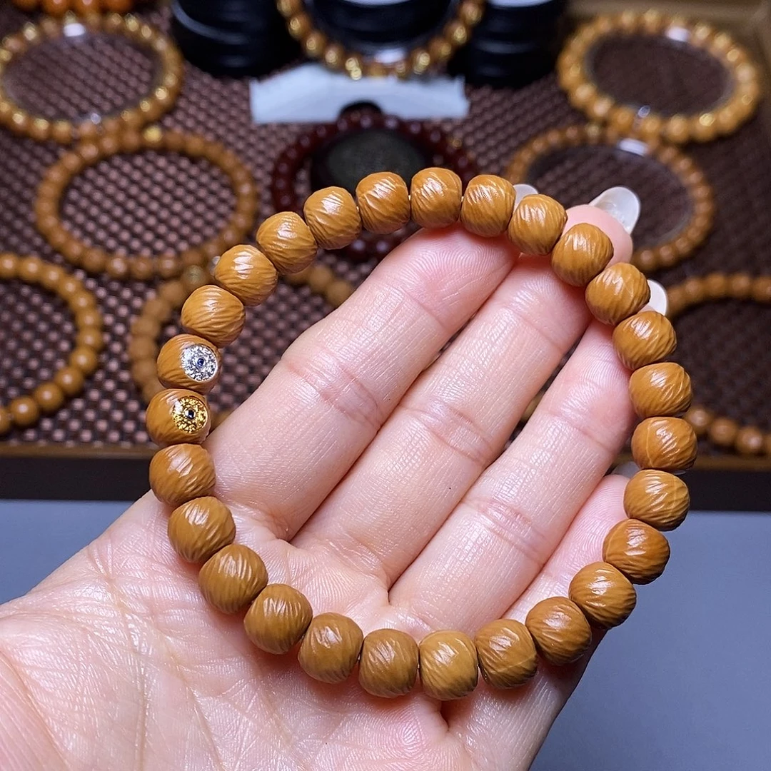 手串猴头核桃双标云锦全品