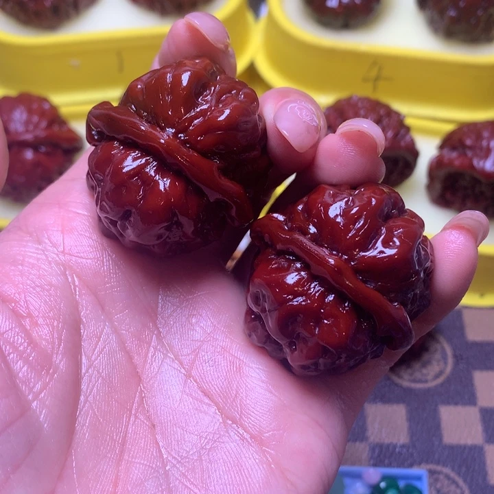 文玩核桃把件蛤蟆头38