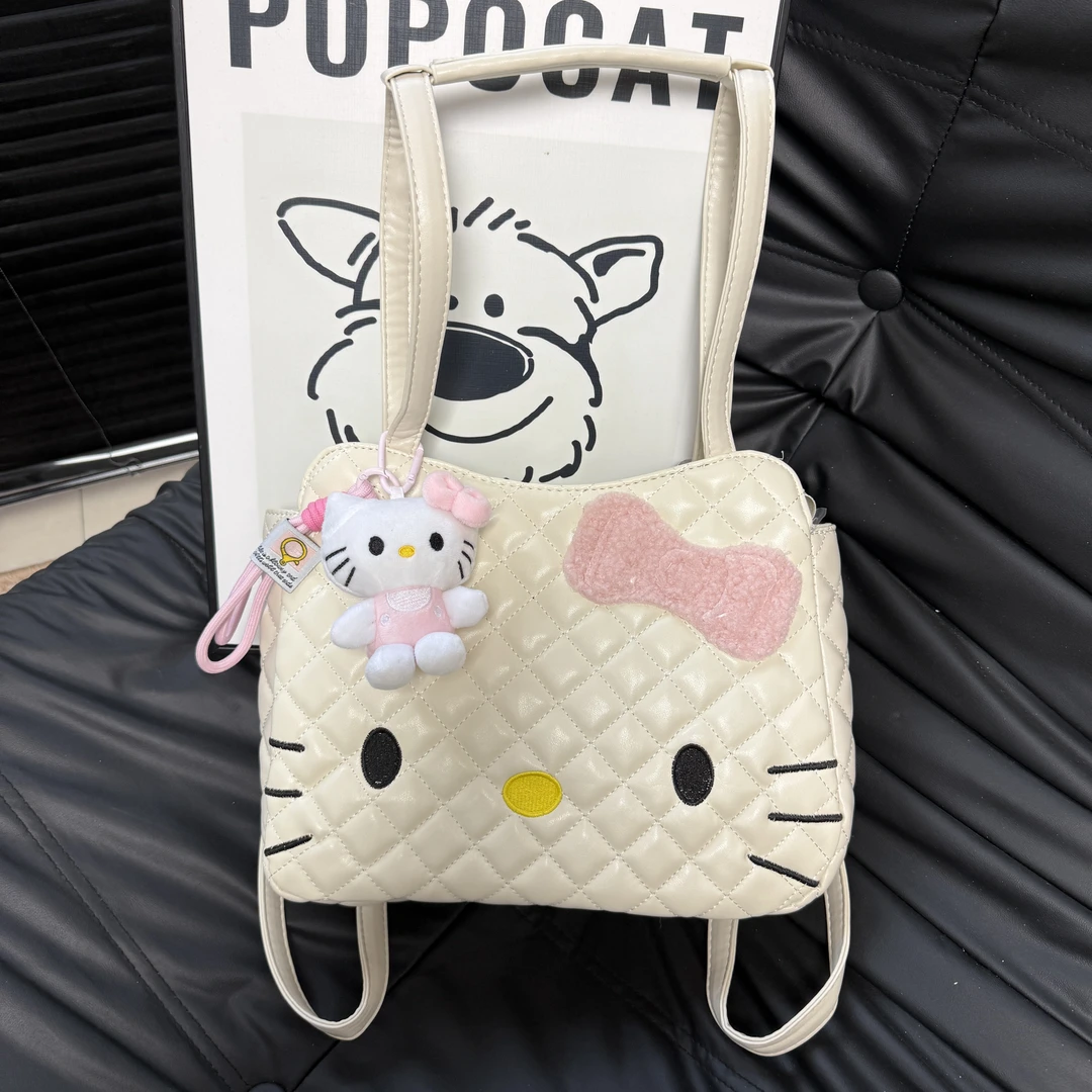 hellokitty猫包包女2025新款大容量托特包百搭双肩背包高级感小众