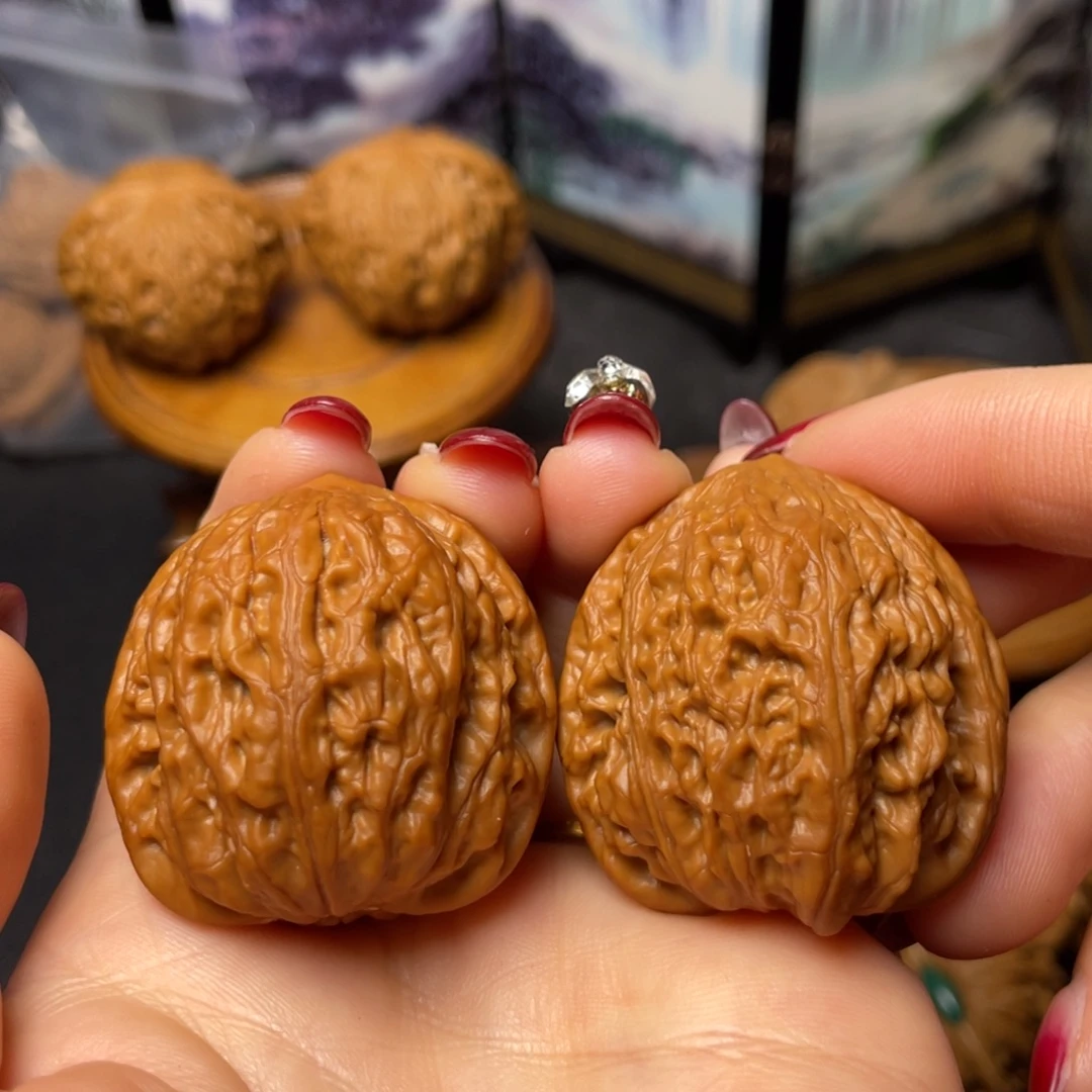 文玩核桃把件37铁锤