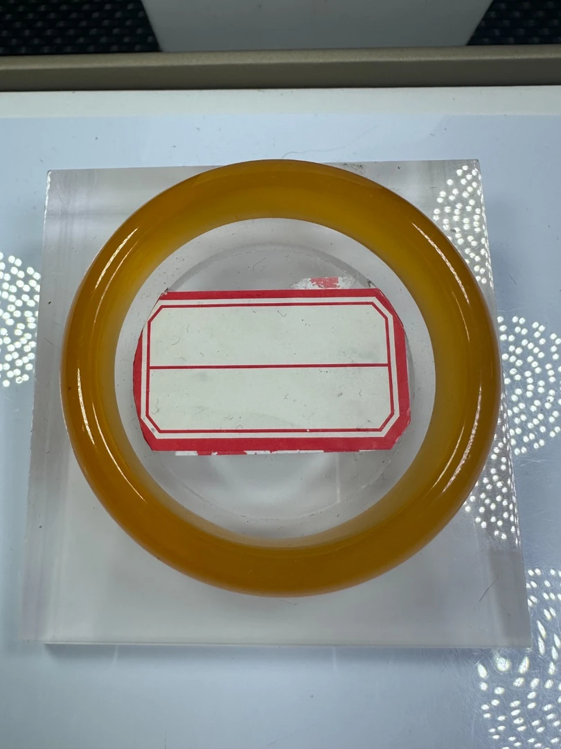 黄色猫眼手镯随机发一X41