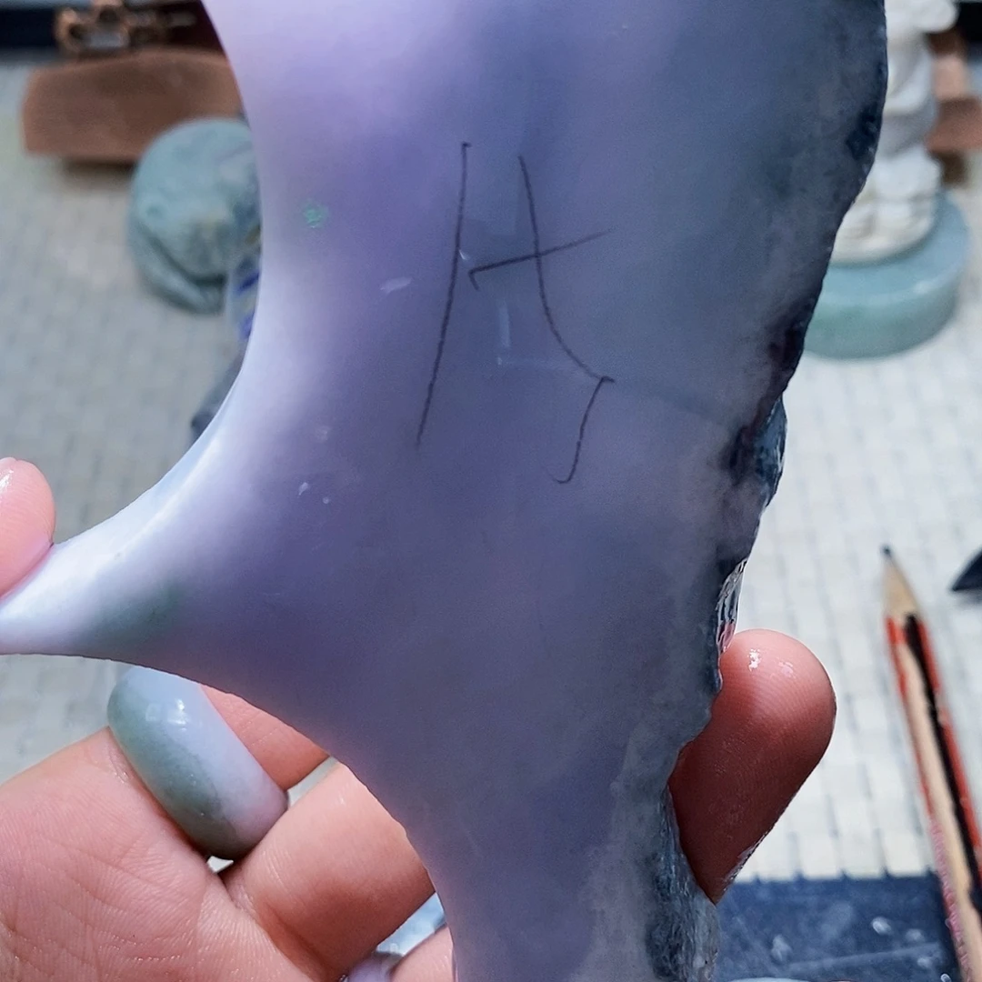 翡翠未镶嵌颈饰88