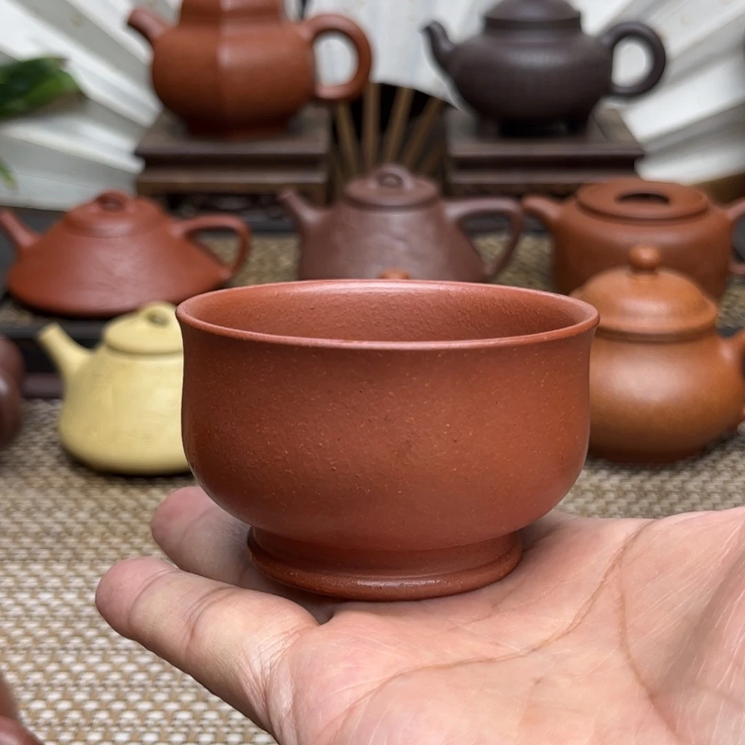 茶壶紫砂?***比黄龙山红皮龙半手工制作