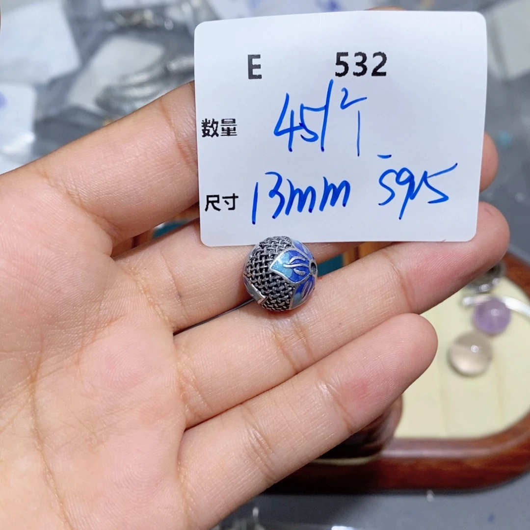 银S925镶嵌颈饰水晶E532