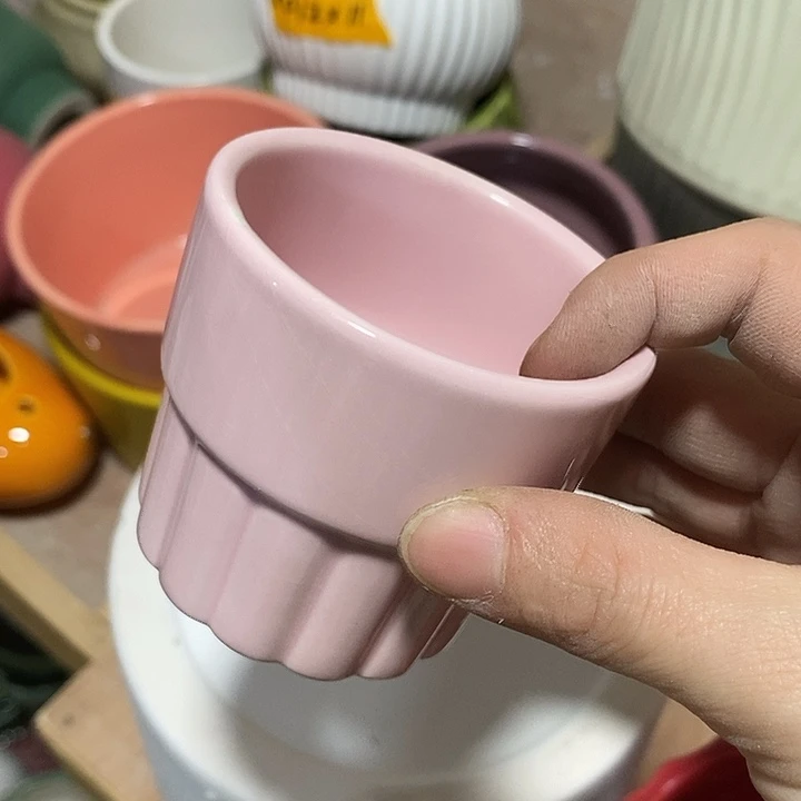 陶摆件陶盆有孔 瑕疵介意勿拍