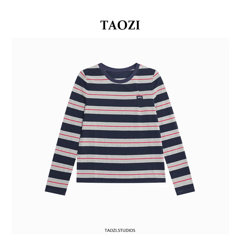 【纹纹】2025秋冬新款百搭简约时尚长袖上衣TZD085