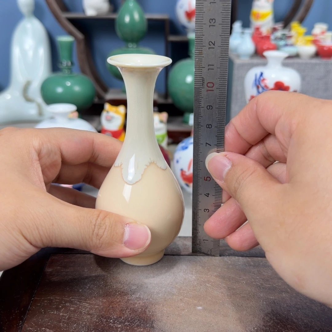 陶瓷手工小花器摆件