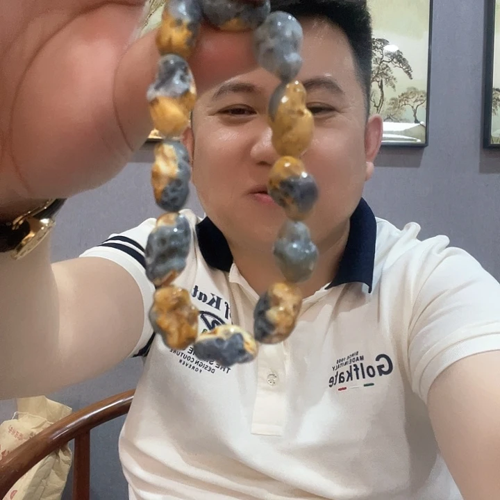 未镶嵌蛇纹石玉手链
