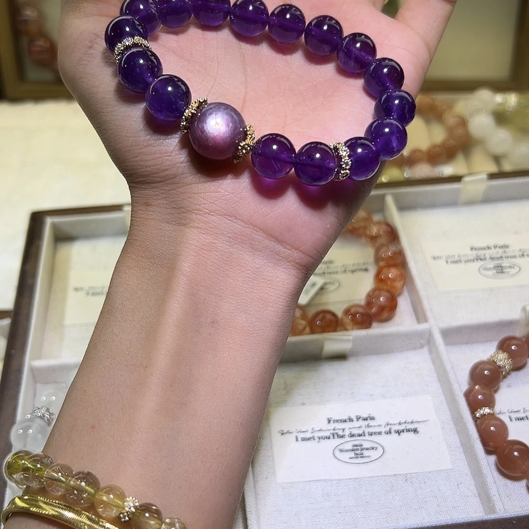 水晶手链未镶嵌肥****门12.首单9折 48小时鉴赏