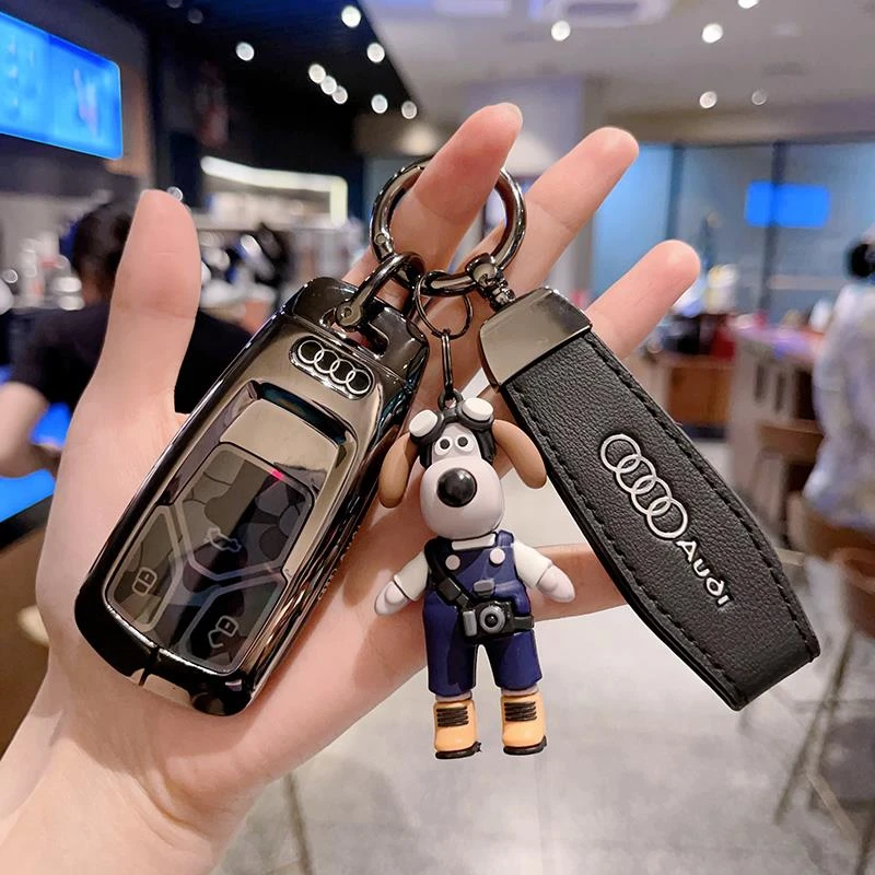 奥迪钥匙套新a4l/a6l/q5l/q7/q8/a3/q3/q2l/a5/a7高档壳包扣男女