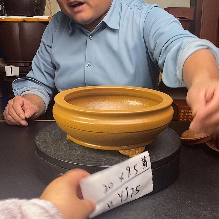 紫砂花盆紫砂花盆货号一只YJ75