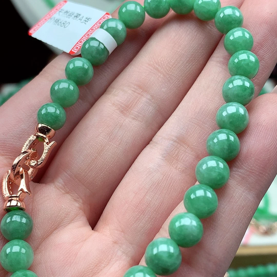 惠***翡翠未镶嵌项链翡翠