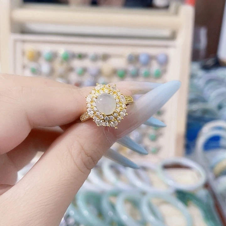 颈饰未镶嵌翡翠天然翡翠Ａ货