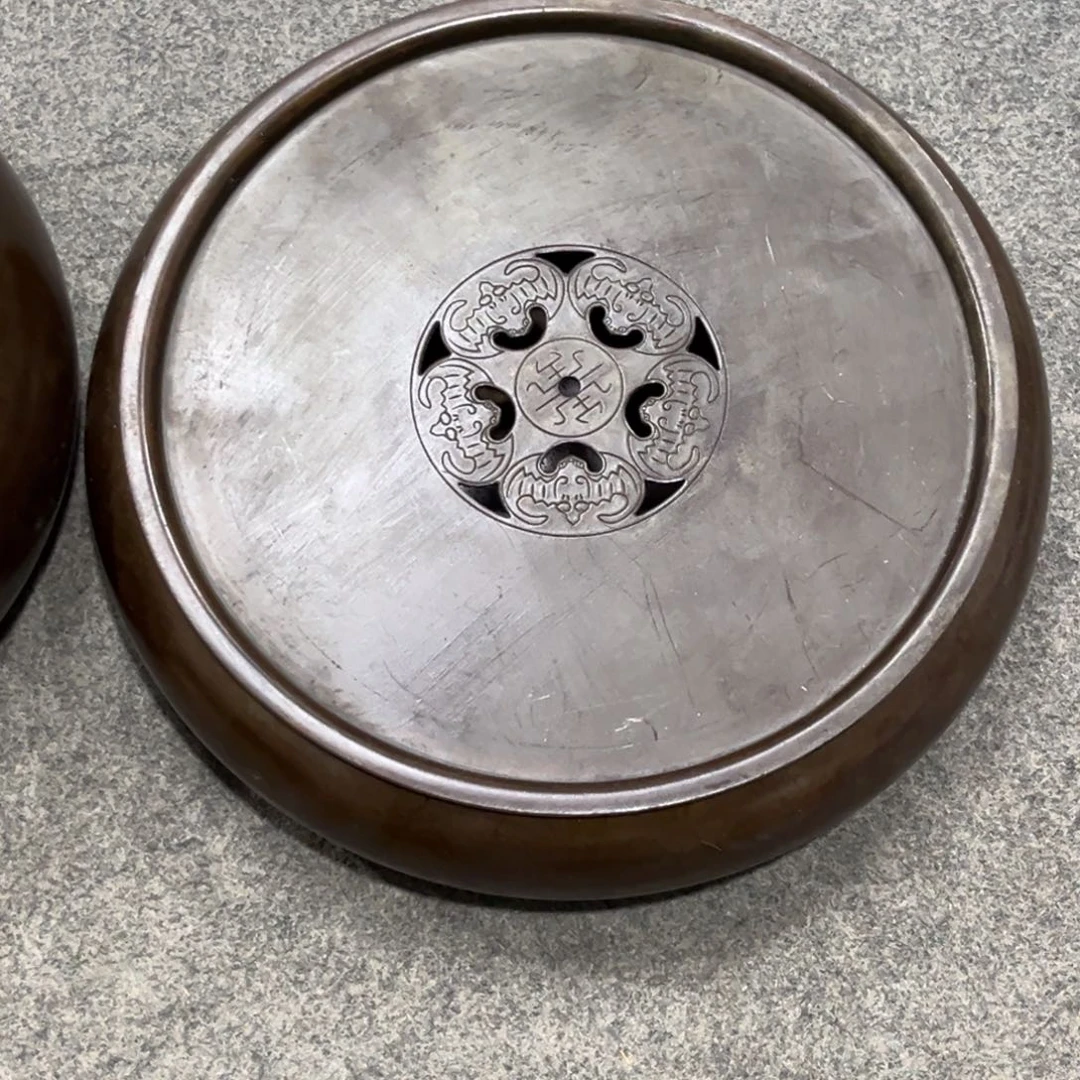 最***遇木铜的茶洗一个完整全品的