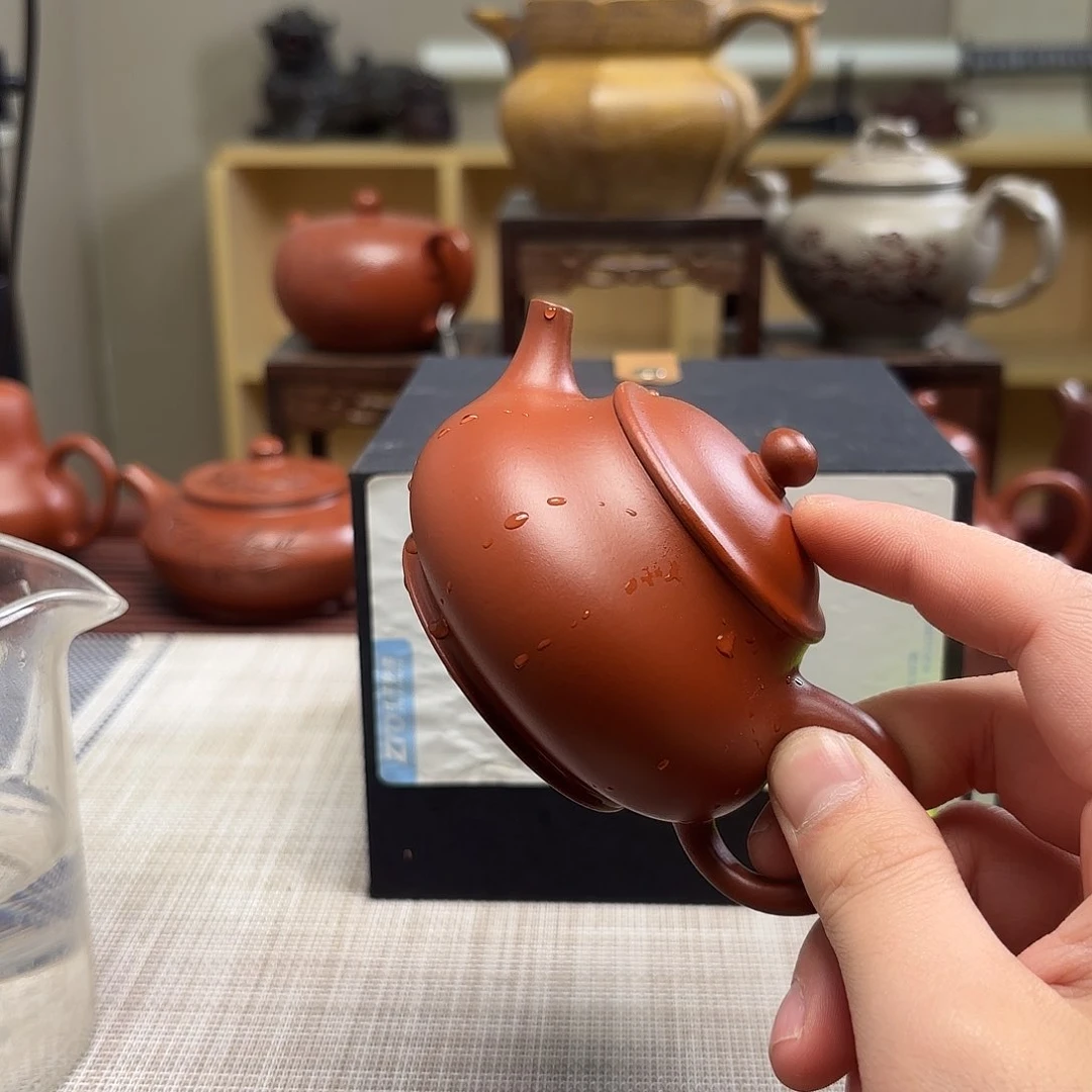 紫砂茶壶唐***金微瑕处理