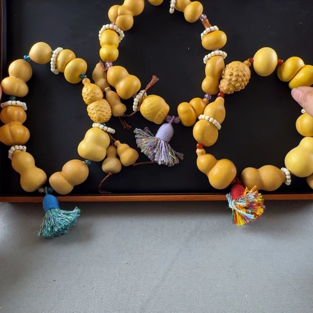 赛***人木葫芦摆件葫芦摆件