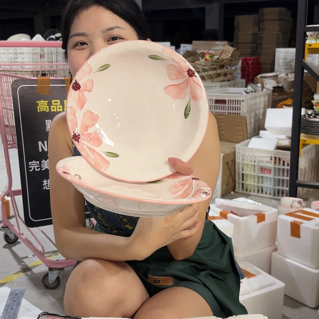 瓷微瑕陶瓷餐具釉下彩