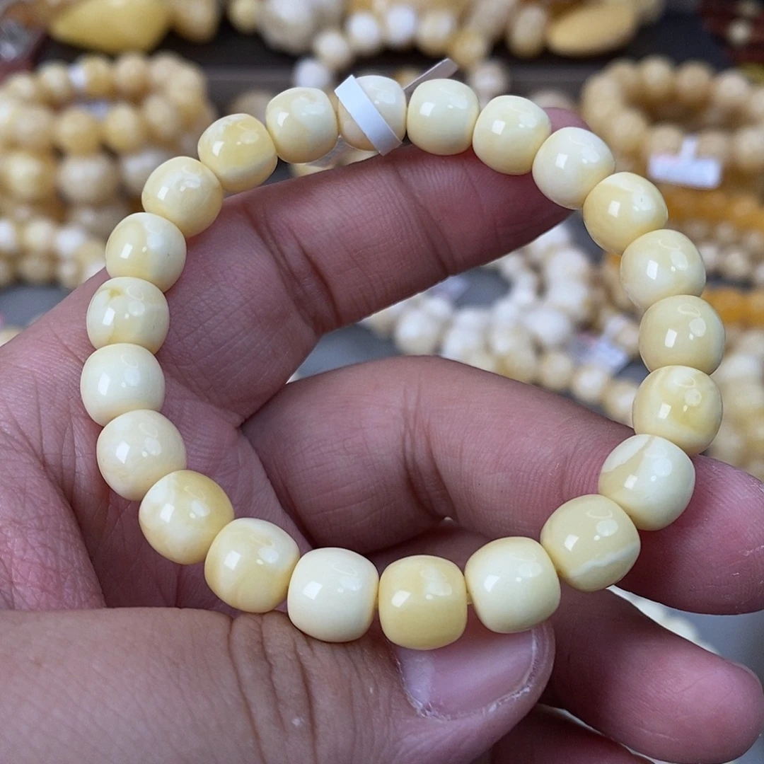 蜜蜡未镶嵌珠宝奇石9.5×9mm 11.5g