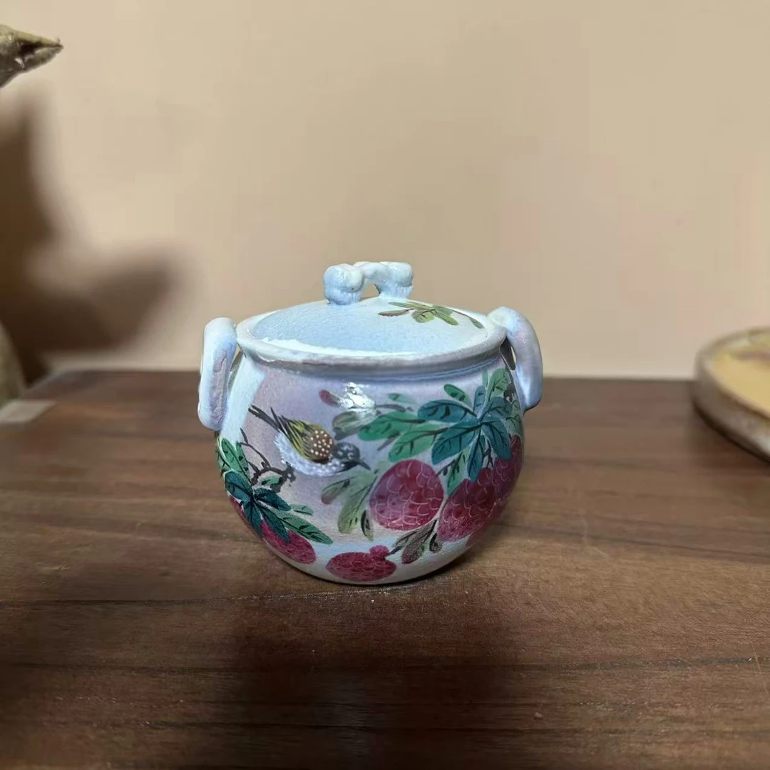 柴烧荔枝宝瓶壶