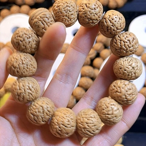 桃核吊坠赤*桃核手串