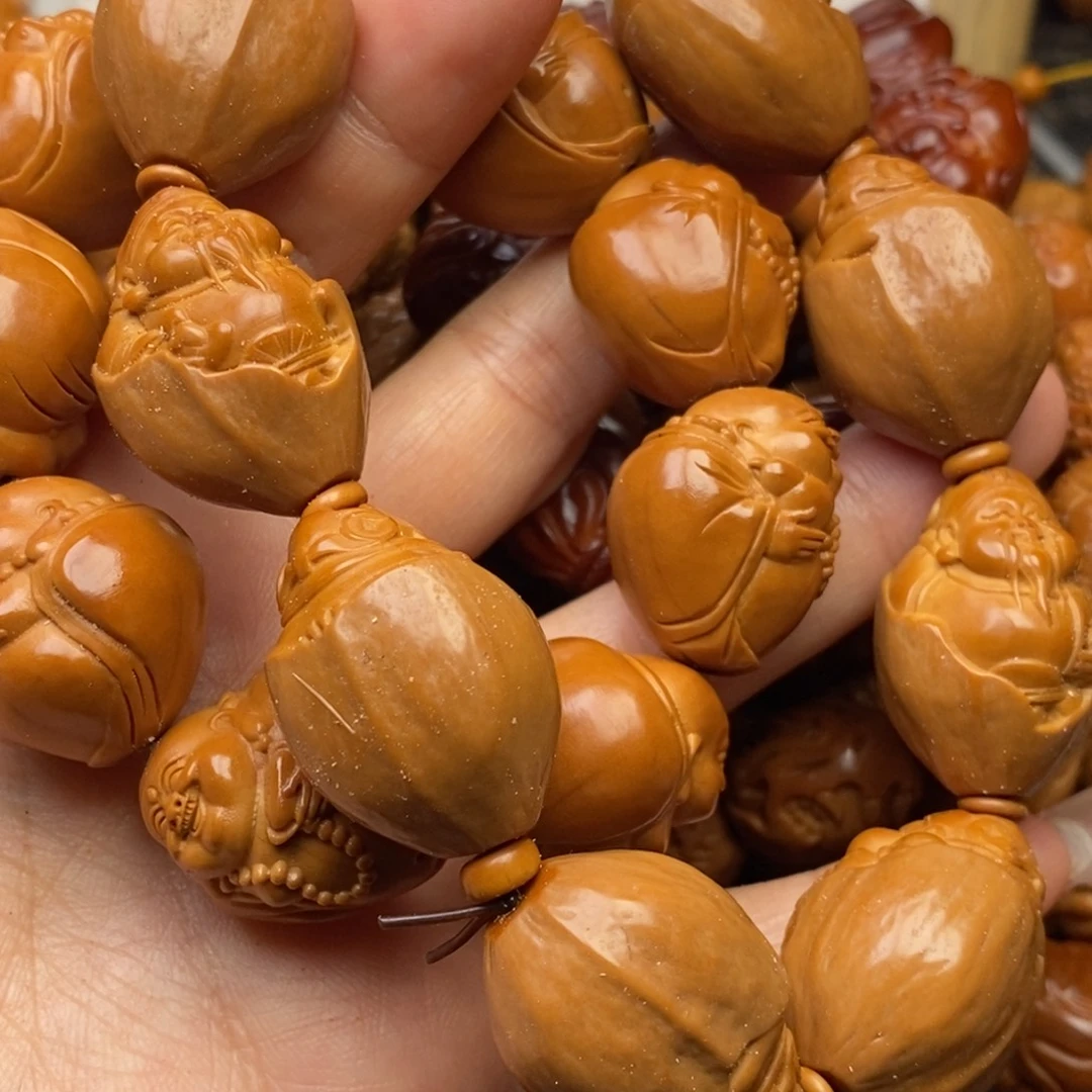 ༺***༻橄榄核手串两条手串