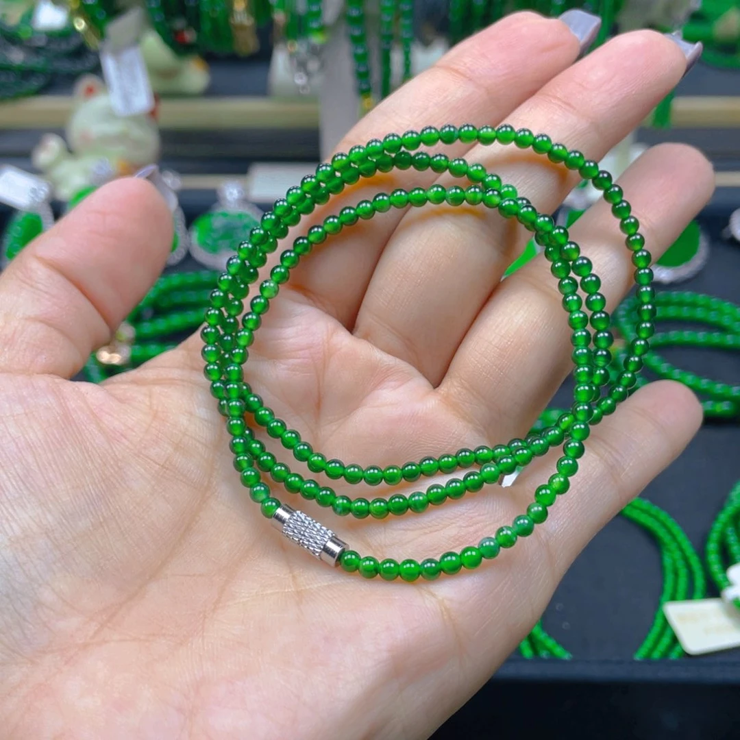 颈饰未镶嵌翡翠项链3