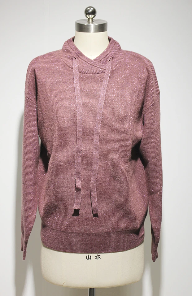 长袖短款毛衫110683-1