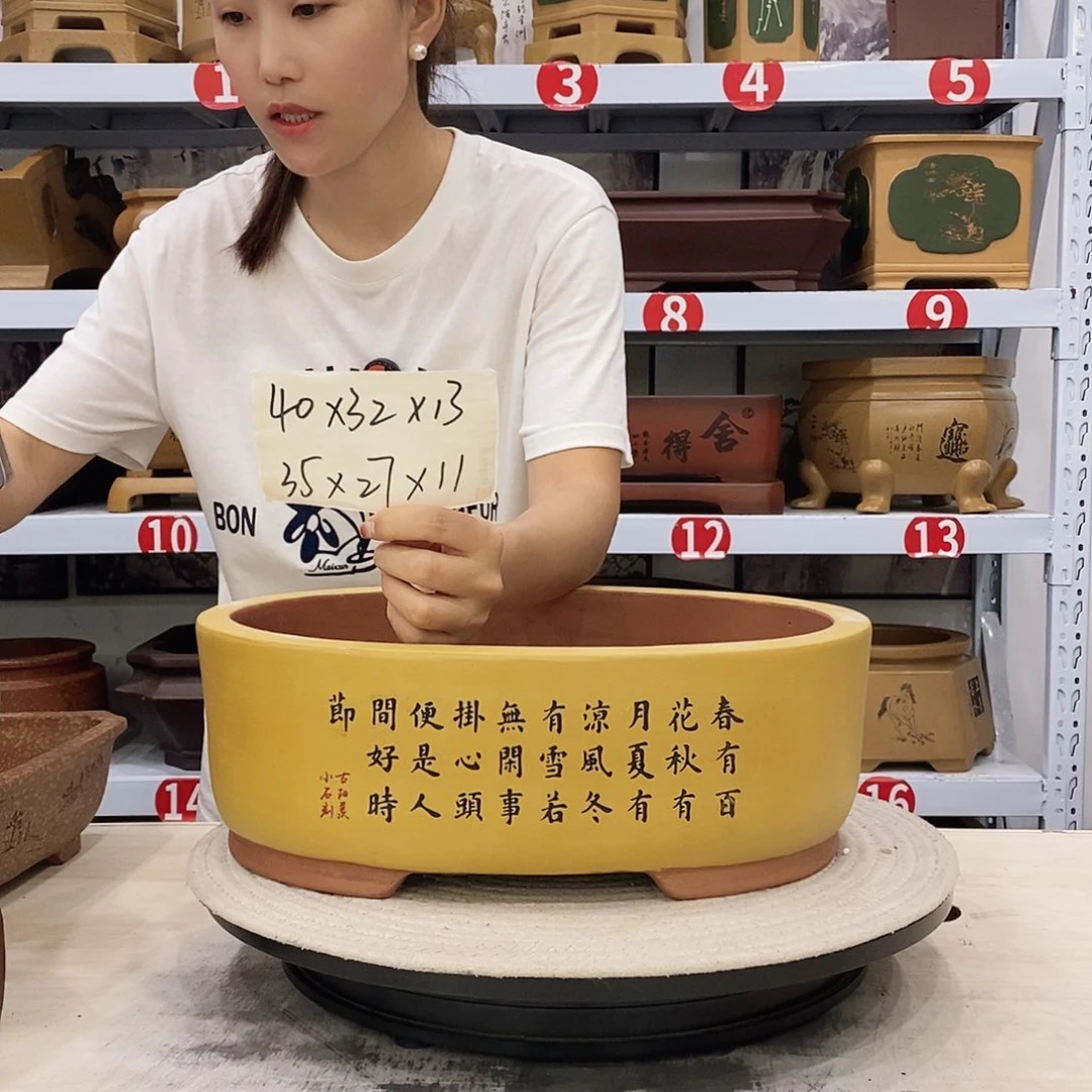 紫砂花盆紫砂花盆