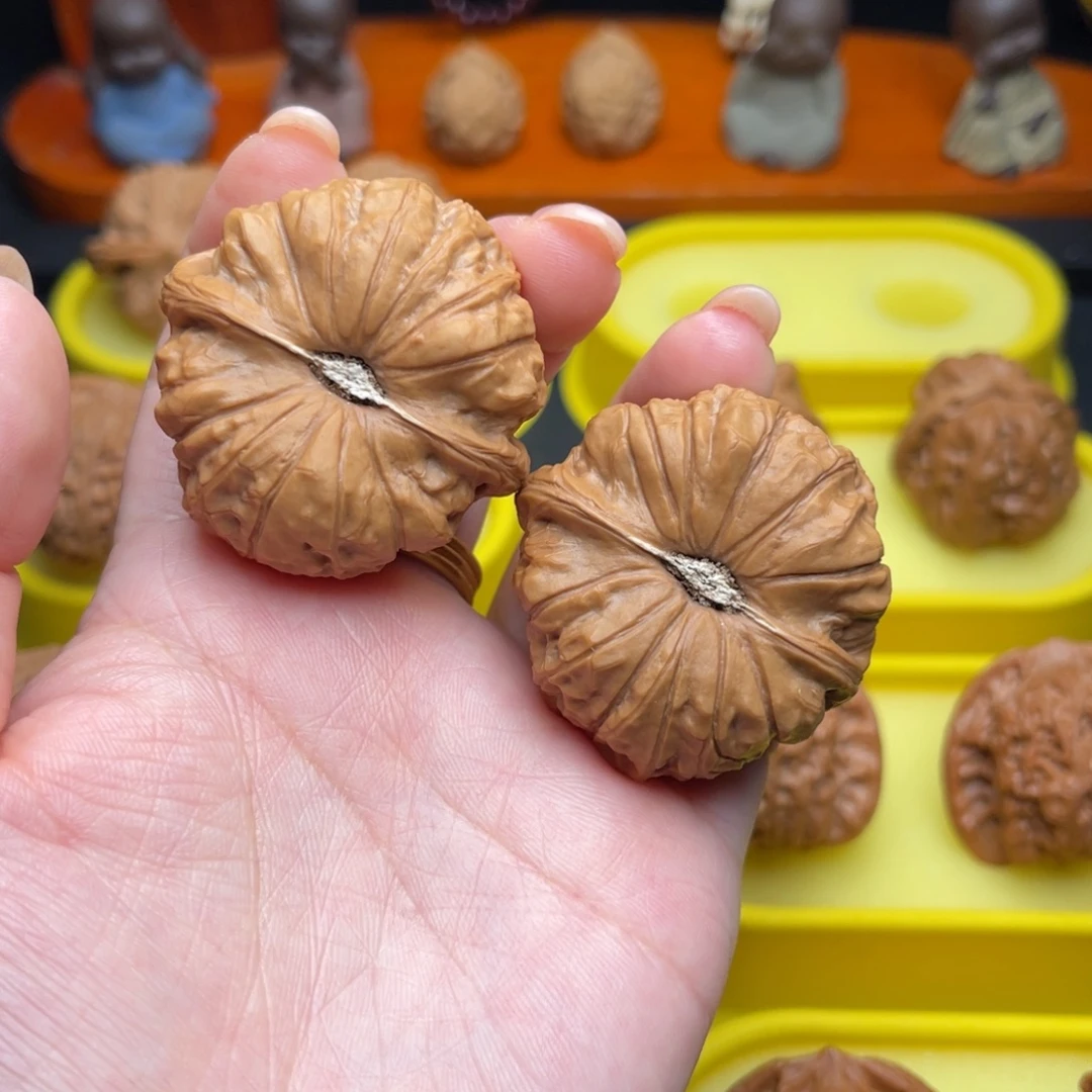 世***雨把件文玩核桃43南瓜墩