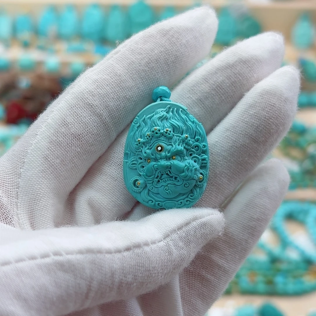 绿松石未镶嵌珠宝奇石