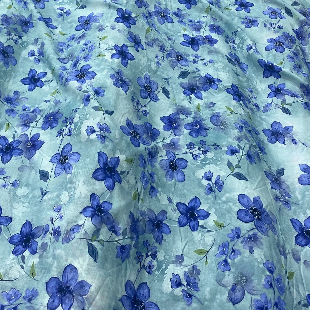 升级版精品天丝木棉.倒影.春夏连衣裙旗袍面料凉快透气