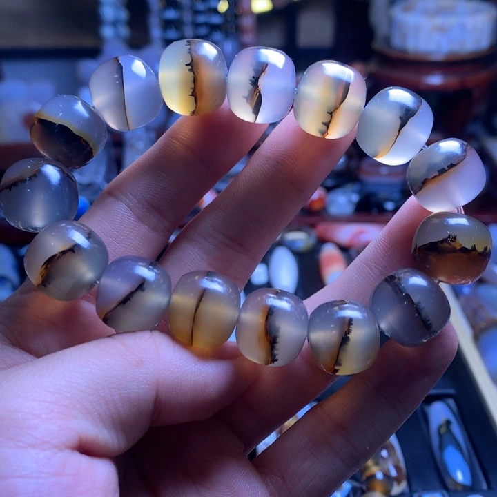 玛瑙/玉髓手串未镶嵌用****3