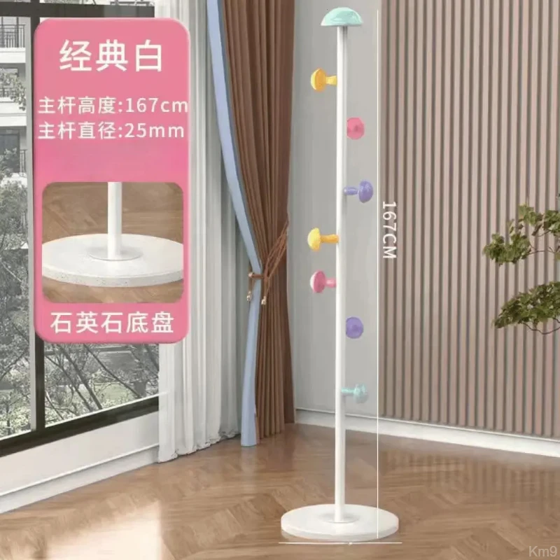 全网 低 儿童包架简约立式挂衣架收纳衣服衣帽架置物架落地衣架