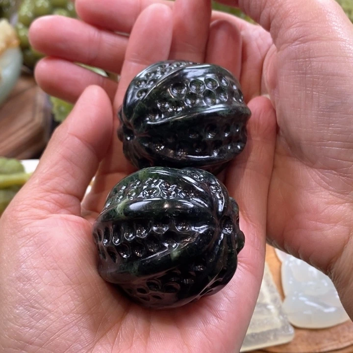 蛇纹石玉未镶嵌手把