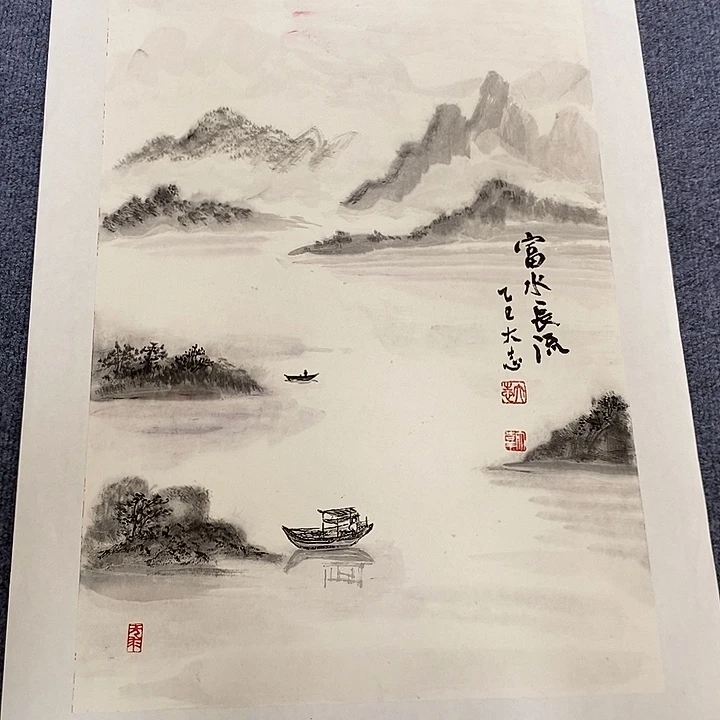 国画纯手绘写意画作45*68