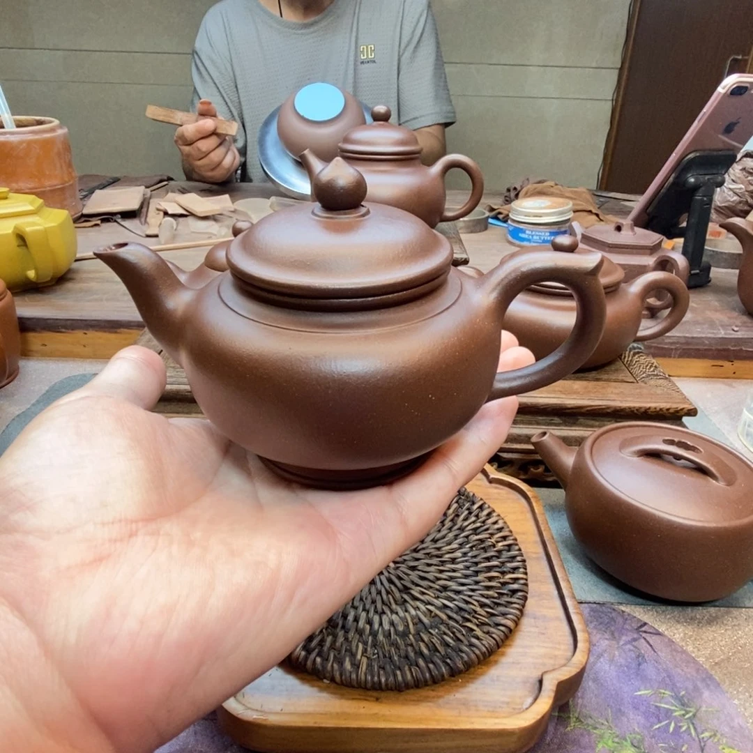 茶壶紫砂笑樱壶（原矿底槽清230cc）