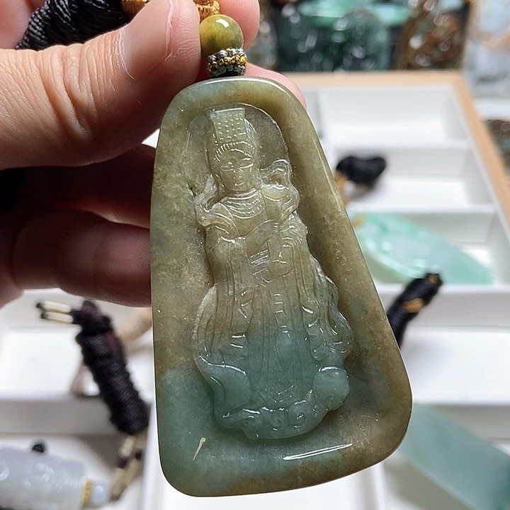 翡翠未镶嵌颈饰翡翠a货