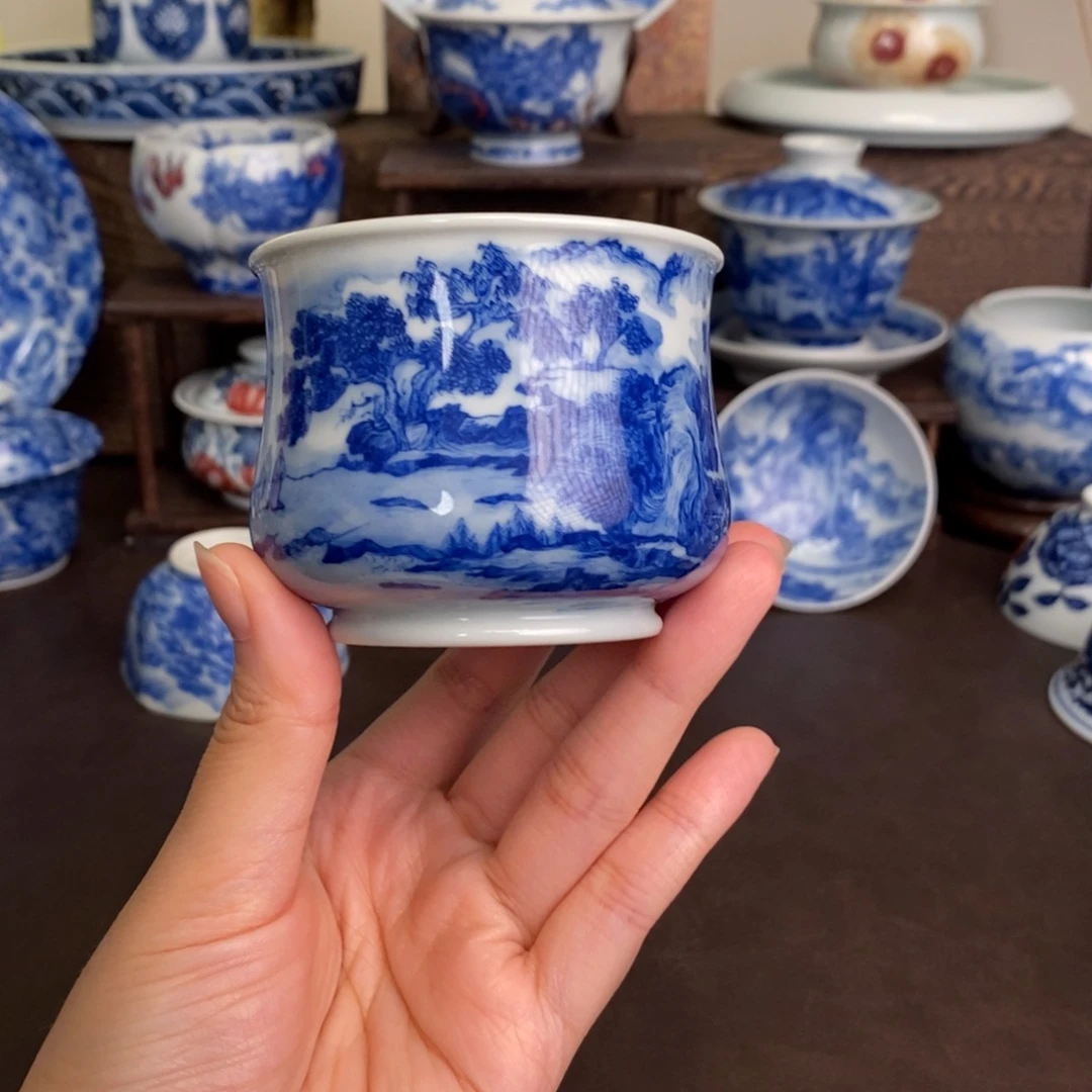 林***秀景德镇陶瓷手工手绘