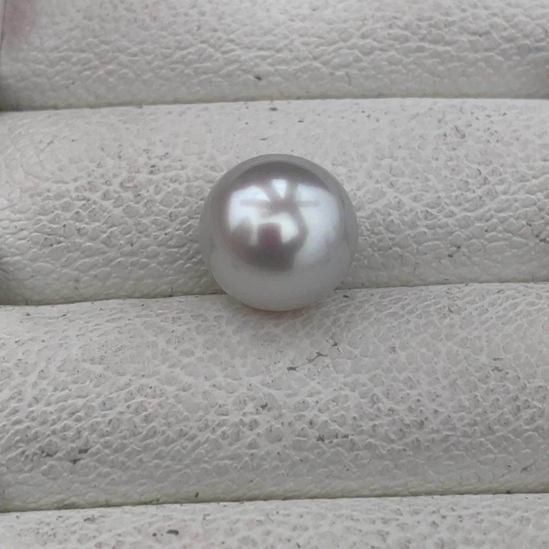 定制海水珍珠未镶嵌裸珠澳白12.2mm