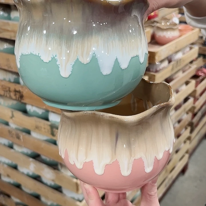 陶瓷陶瓷多肉植物花盆