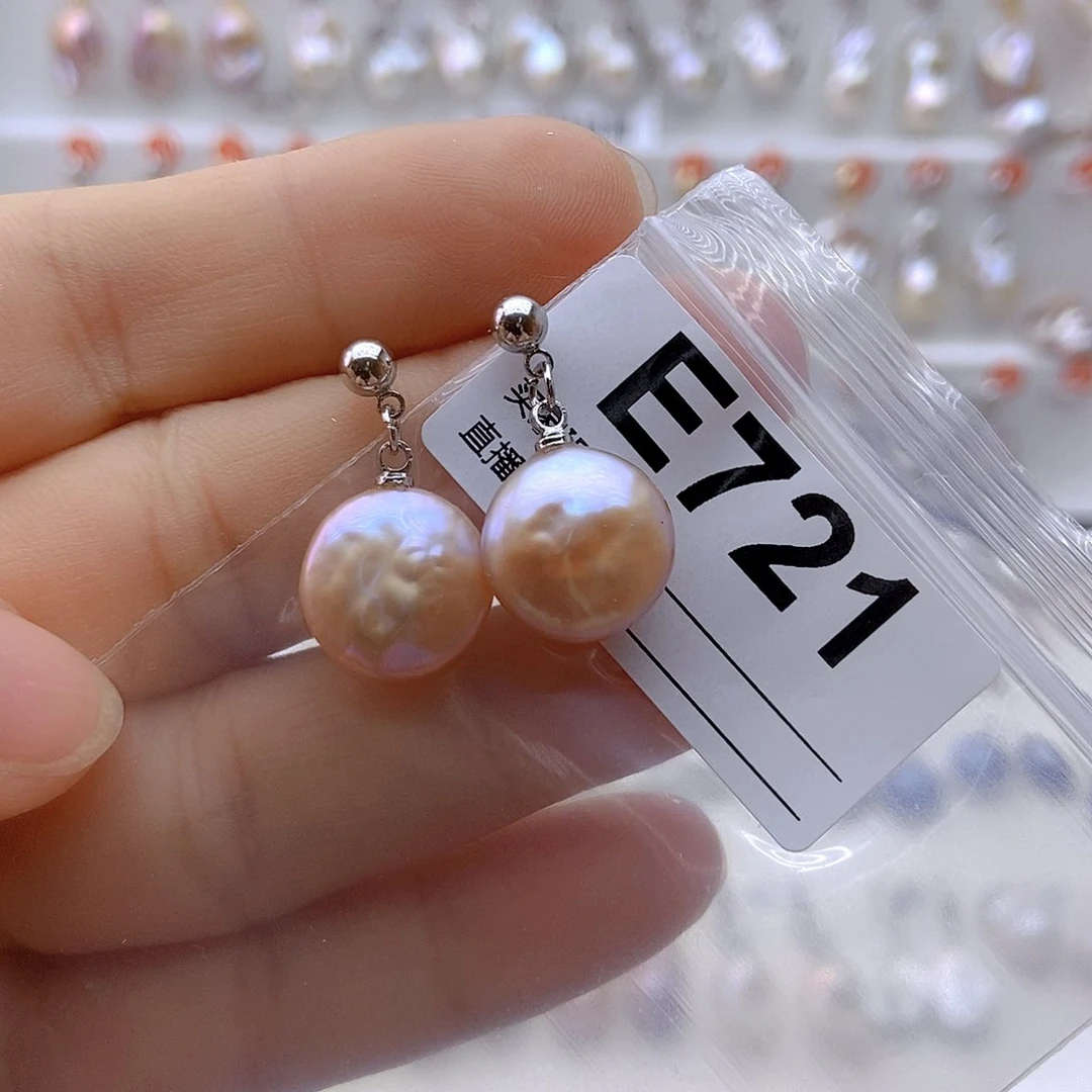 未镶嵌淡水珍珠耳饰