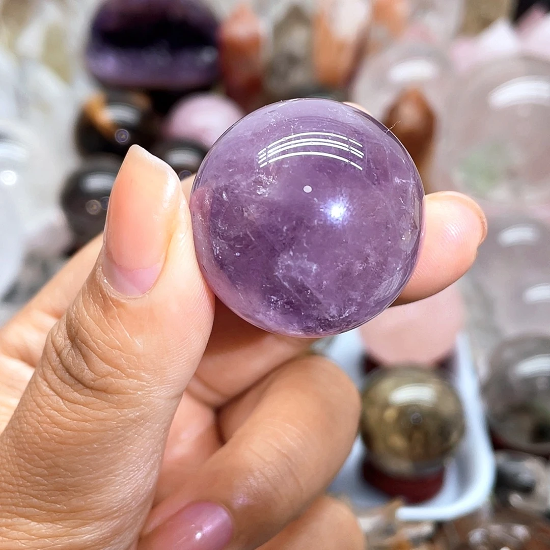 未镶嵌珠宝半成品水晶72卡3公分