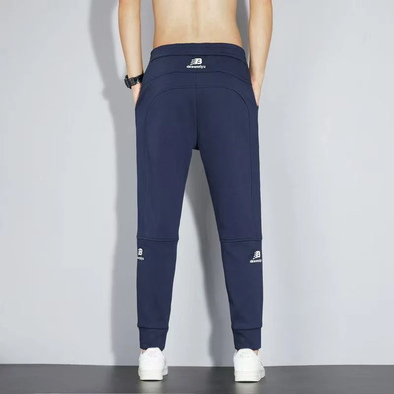 2025春夏男士休闲裤卫裤云感丝高弹宽松高级感百搭冰丝束脚运动裤