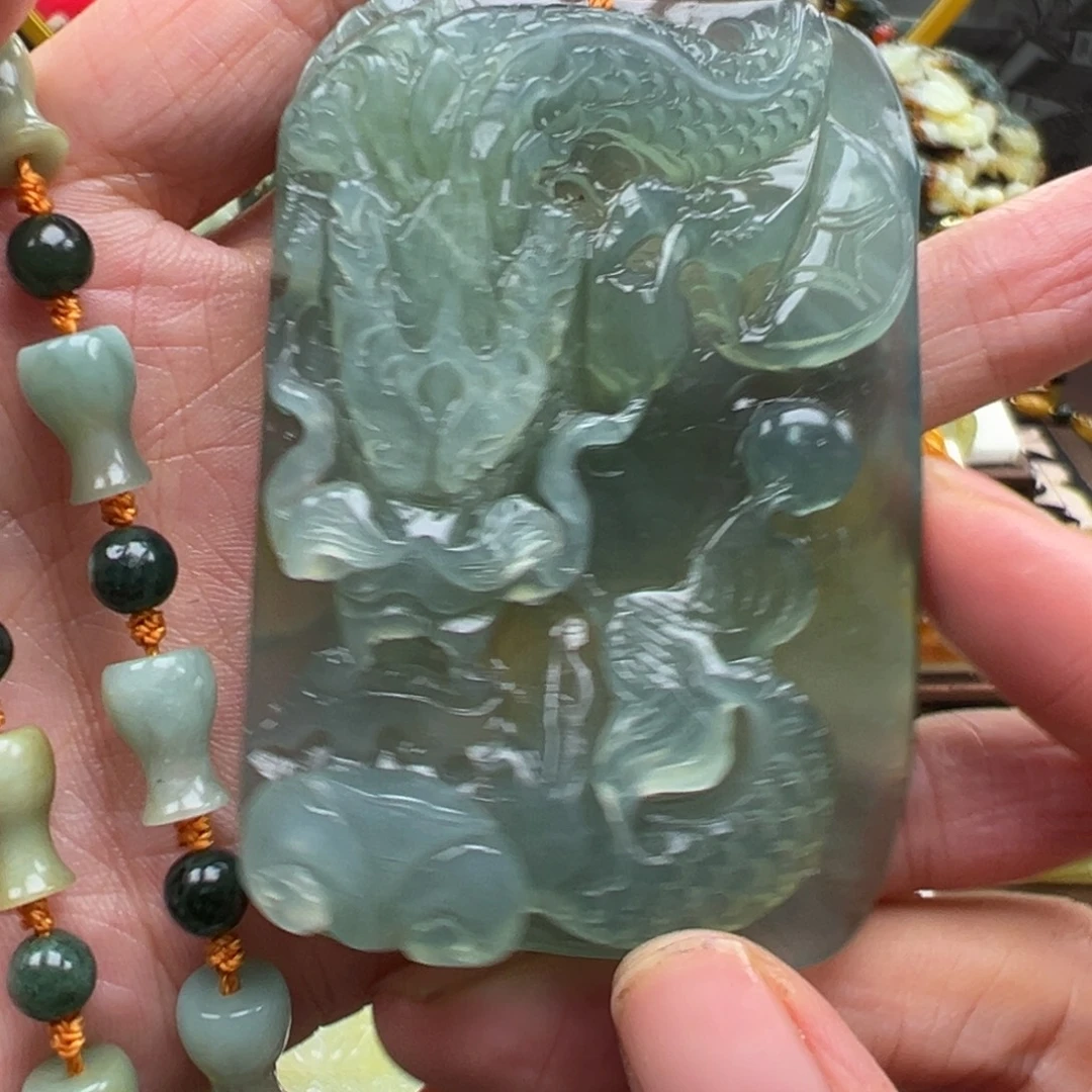 岫玉未镶嵌挂件挂件