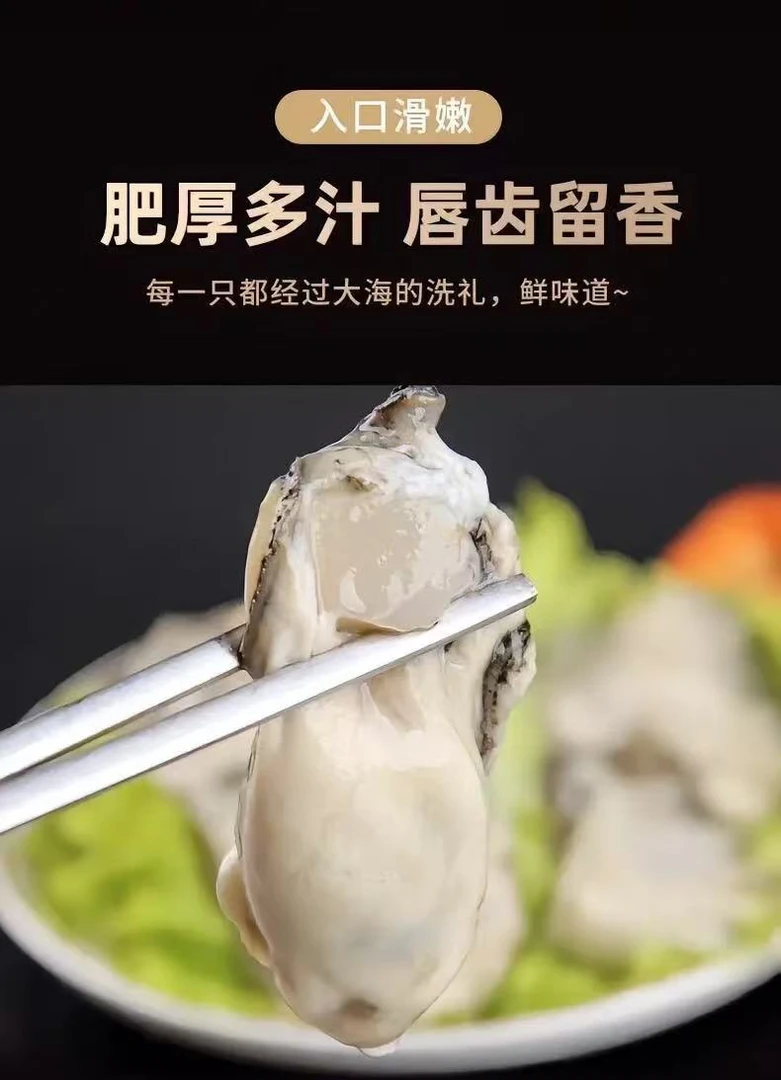 正宗蚝乡程村生蚝【现剥中小蚝肉】