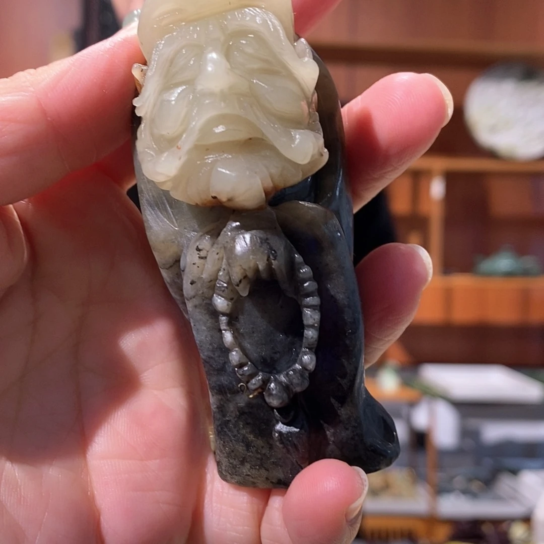 未镶嵌岫玉毛衣链