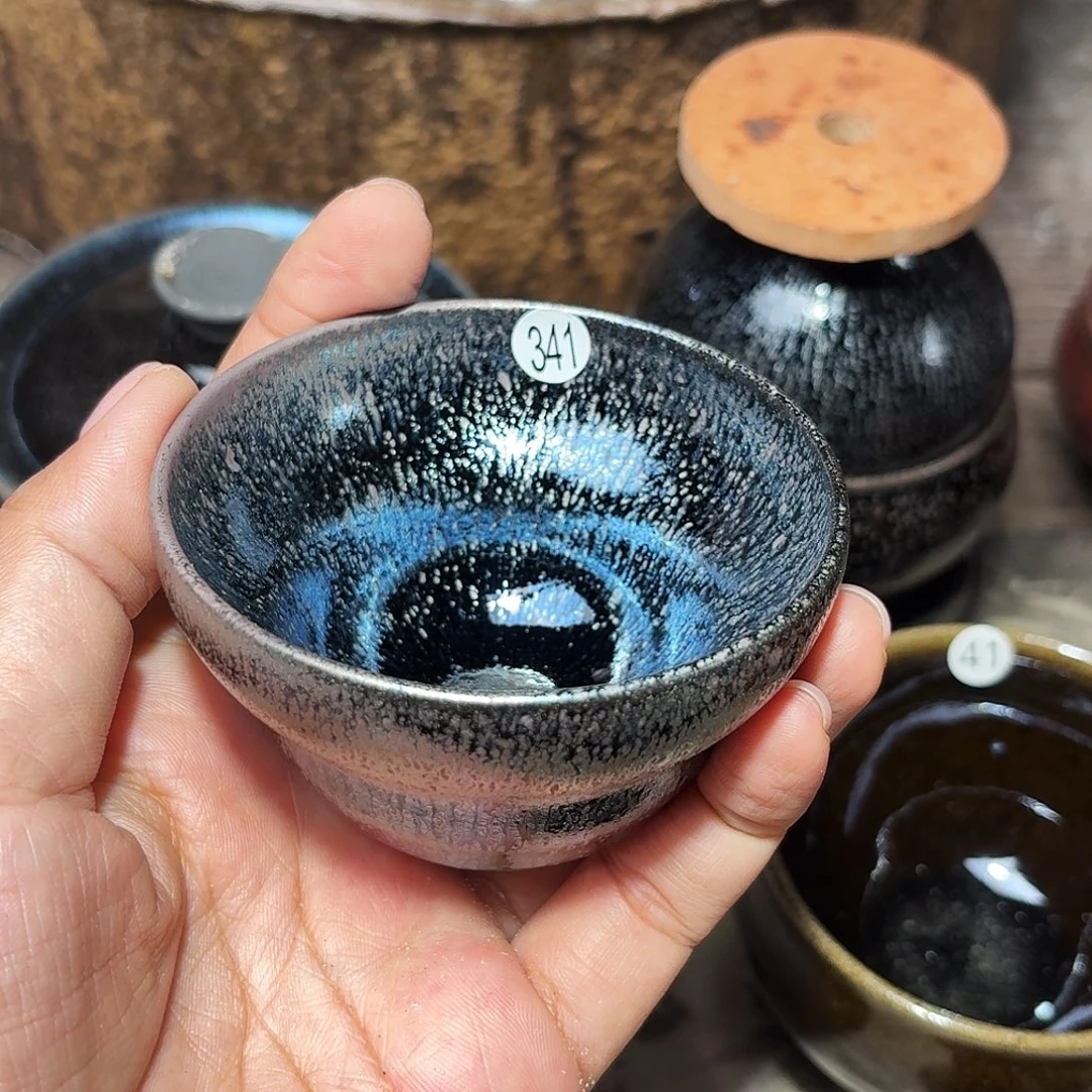 茶盏义兴龙窑建盏34个