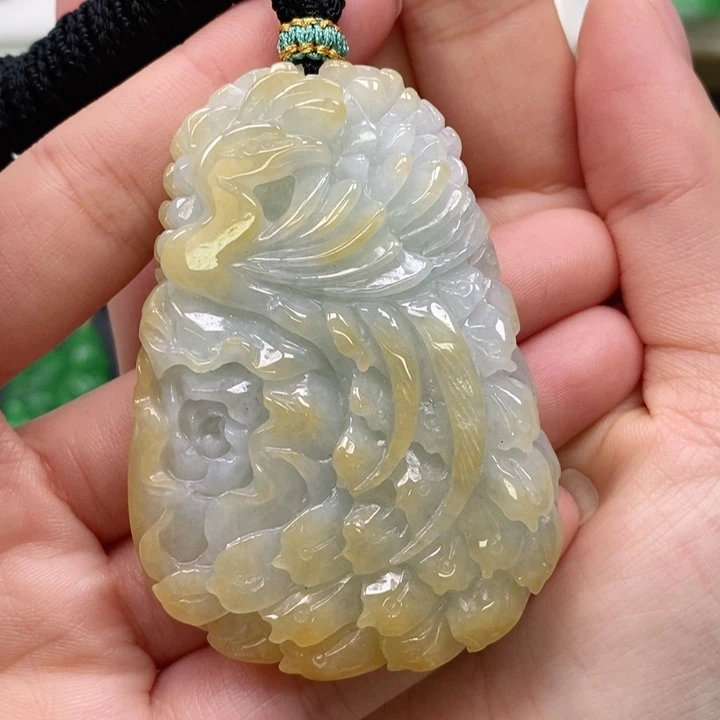 翡翠未镶嵌颈饰吊坠