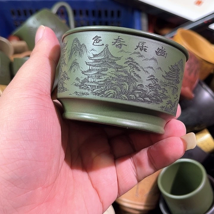 茶杯紫砂全手工紫砂主人杯